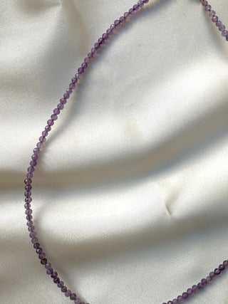 AMETHYST FACET CHOKER NECKLACE Necklace The Crystal Avenues