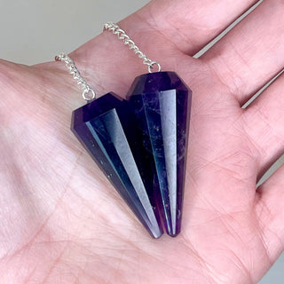 AMETHYST PENDULUM Raw Crystal The Crystal Avenues