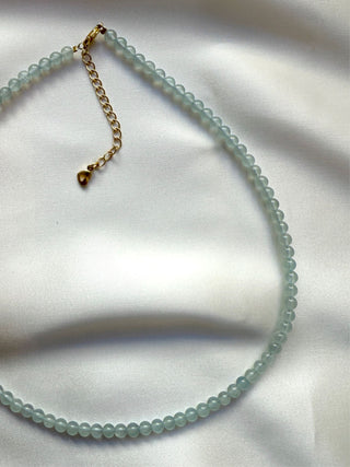 AQUAMARINE CHOKER NECKLACE Necklace The Crystal Avenues
