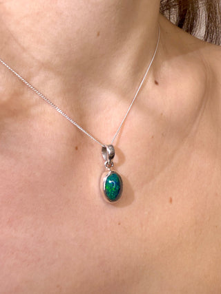 BLACK ETHIOPIAN OPAL SILVER PENDANT (NO. 8) - 2. SORTING The Crystal Avenues