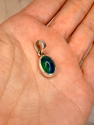 BLACK ETHIOPIAN OPAL SILVER PENDANT (NO. 8) - 2. SORTING The Crystal Avenues