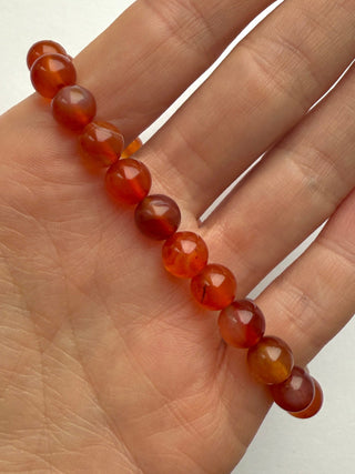 CARNELIAN BRACELET (8MM) Bracelet The Crystal Avenues