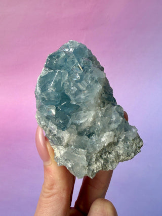 CELESTITE CLUSTER (10) Cluster The Crystal Avenues