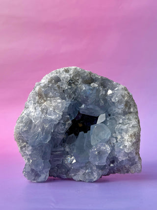 CELESTITE CLUSTER (2) Cluster The Crystal Avenues