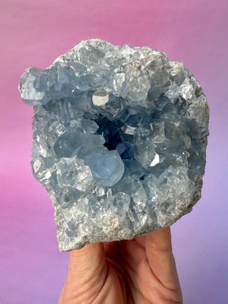 CELESTITE CLUSTER (2) Cluster The Crystal Avenues