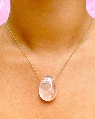 CRYSTAL NECKLACE - ROCK CRYSTAL Necklace The Crystal Avenues