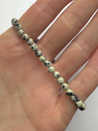 DALMATIAN JASPER BRACELET (4MM) Bracelet The Crystal Avenues