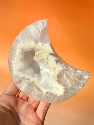 DRUZY AGATE MOON - EXCLUSIVE QUALITY (2) The Crystal Avenues
