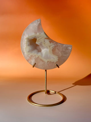 DRUZY AGATE MOON - EXCLUSIVE QUALITY (2) The Crystal Avenues