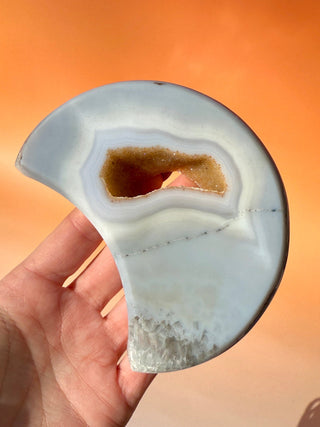 DRUZY AGATE MOON - EXCLUSIVE QUALITY (4) The Crystal Avenues