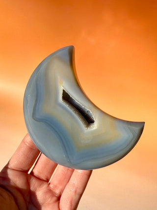 DRUZY AGATE MOON - EXCLUSIVE QUALITY (5) The Crystal Avenues