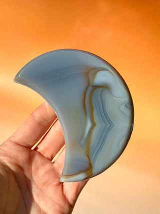 DRUZY AGATE MOON - EXCLUSIVE QUALITY (5) The Crystal Avenues