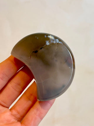 DRUZY AGATE MOON - EXCLUSIVE QUALITY (H) The Crystal Avenues