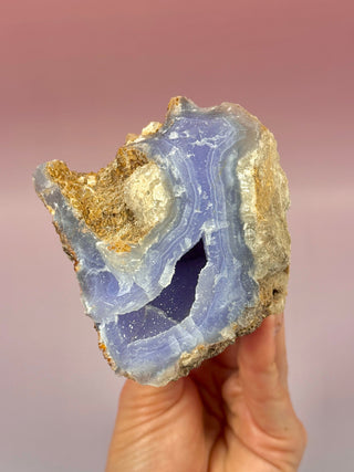DRUZY BLUE LACE AGATE (2) Raw Crystal The Crystal Avenues