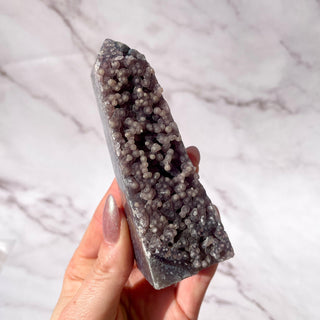 GRAPE AGATE TOWER - HAND CARVED (4) The Crystal Avenues