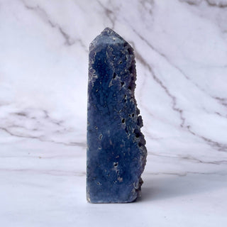 GRAPE AGATE TOWER - HAND CARVED (7) The Crystal Avenues