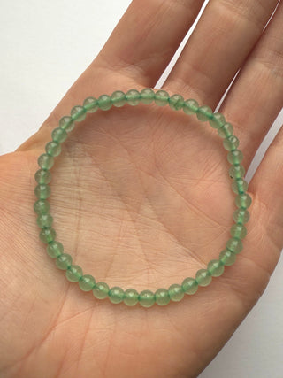 GREEN AVENTURINE BRACELET (4MM) Bracelet The Crystal Avenues
