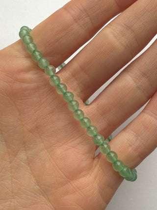 GREEN AVENTURINE BRACELET (4MM) Bracelet The Crystal Avenues