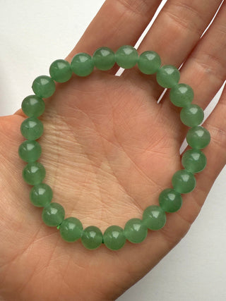 GREEN AVENTURINE BRACELET (8MM) Bracelet The Crystal Avenues