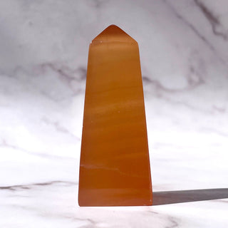 HONEY CALCITE TOWER (6) Palmstone The Crystal Avenues