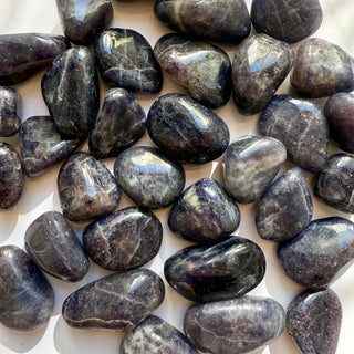 IOLITE TUMBLE STONE Tumble Stone The Crystal Avenues