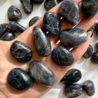 IOLITE TUMBLE STONE Tumble Stone The Crystal Avenues