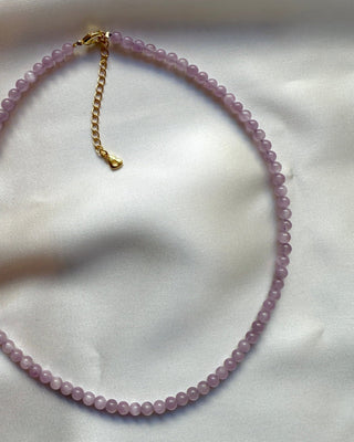 KUNZITE CHOKER NECKLACE Necklace The Crystal Avenues