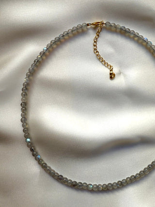 LABRADORITE CHOKER NECKLACE Necklace The Crystal Avenues