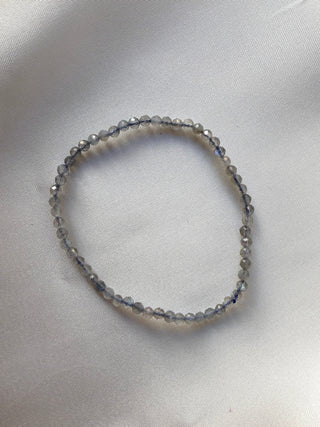LABRADORITE FACET STRETCH BRACELET Bracelet The Crystal Avenues