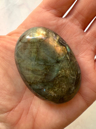 LABRADORITE PALM STONE (9) tumble stone The Crystal Avenues