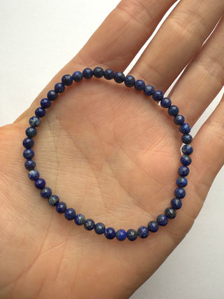LAPIS LAZULI BRACELET (4MM) Bracelet The Crystal Avenues