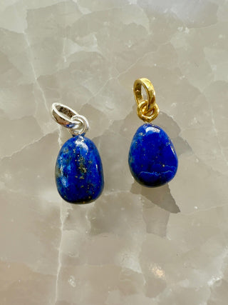 LAPIS LAZULI CRYSTAL NECKLACE - 'NUGGET' PENDANT Necklace The Crystal Avenues