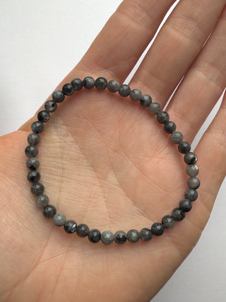 LARVIKITE BRACELET (4MM) Bracelet The Crystal Avenues