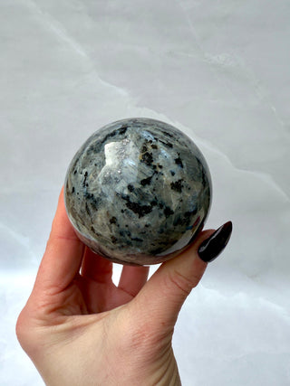 LARVIKITE SPHERE (1) Bracelet The Crystal Avenues