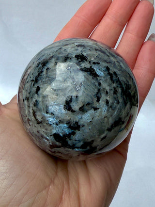 LARVIKITE SPHERE (2) Bracelet The Crystal Avenues