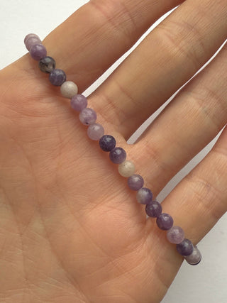 LEPIDOLITE BRACELET (4MM) Bracelet The Crystal Avenues