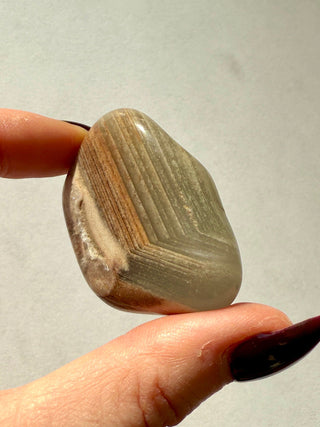 LODOLITE ´THOUSAND LAYER QUARTZ´ (2) Tumble Stone The Crystal Avenues