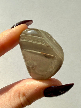 LODOLITE ´THOUSAND LAYER QUARTZ´ (6) Tumble Stone The Crystal Avenues