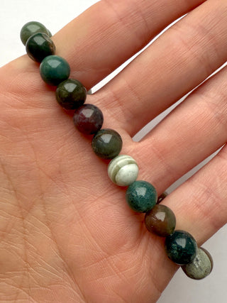 OCEAN JASPER BRACELET (8MM) Bracelet The Crystal Avenues