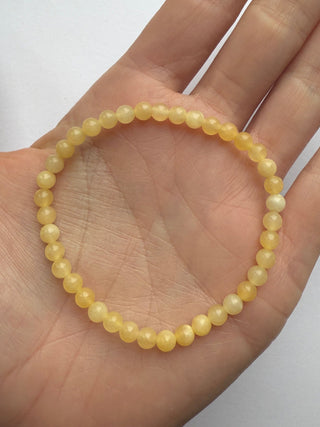 ORANGE CALCITE BRACELET (4MM) Bracelet The Crystal Avenues