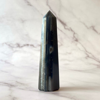 OWYHEE BLUE OPAL - TOWER (9) tumble stone The Crystal Avenues
