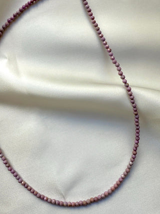 PHOSPHOPSIDERITE FACET CHOKER NECKLACE Necklace The Crystal Avenues