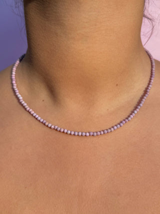 PHOSPHOPSIDERITE FACET CHOKER NECKLACE Necklace The Crystal Avenues