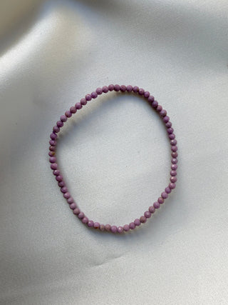 PHOSPHOSIDERITE FACET STRETCH BRACELET Bracelet The Crystal Avenues