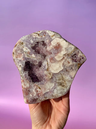 PINK AMETHYST - EXCLUSIVE QUALITY (2) Druze The Crystal Avenues