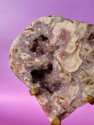 PINK AMETHYST - EXCLUSIVE QUALITY (2) Druze The Crystal Avenues