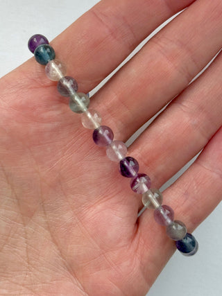 RAINBOW FLUORITE BRACELET Bracelet The Crystal Avenues