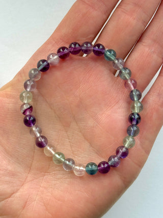 RAINBOW FLUORITE BRACELET Bracelet The Crystal Avenues