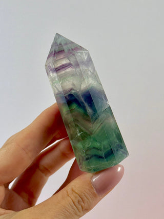 RAINBOW FLUORITE TOWER - EXCLUSIVE QUALITY (G) The Crystal Avenues