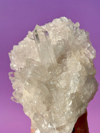 ROCK CRYSTAL CLUSTER - A QUALITY (12) Cluster The Crystal Avenues